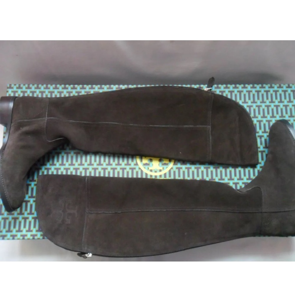 Tory Burch Suede Simone Boots - Brown